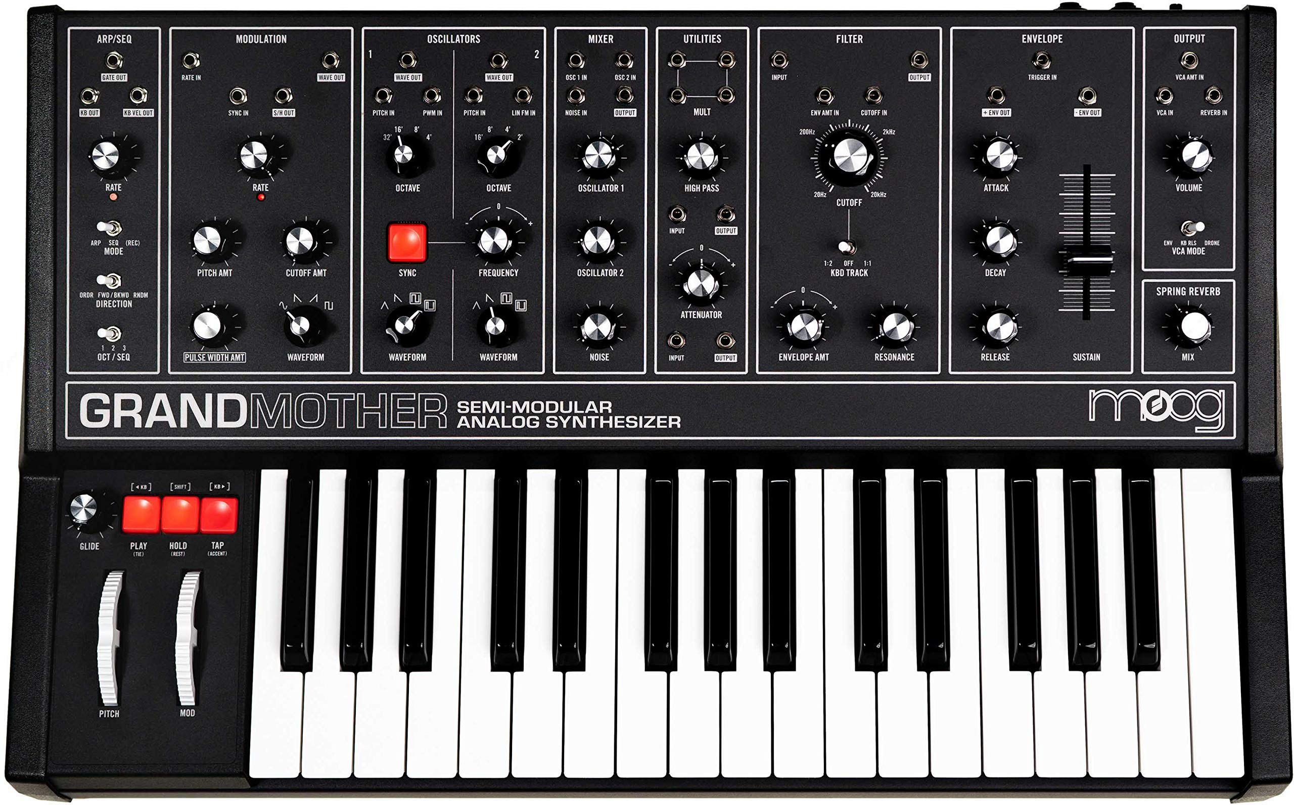 Amazon.com: MOOG, Grandmother - Dark Edition (Renewed